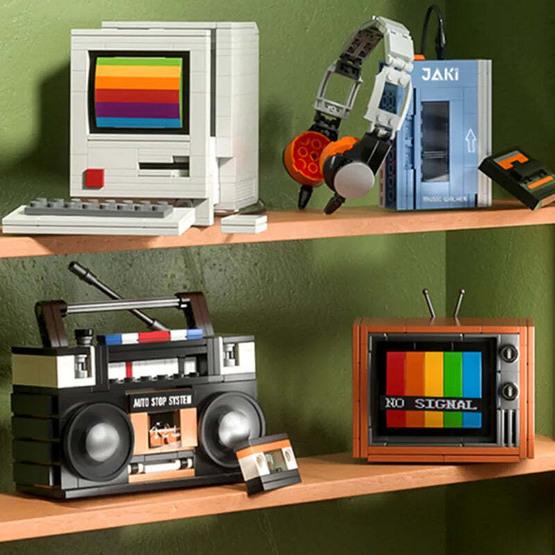 Build Retro Tech with DIY Appliance Blocks Set - Nostalgic