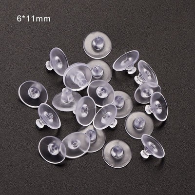 Rubber Ear Backs Stud Stoppers Jewelry Making Supplies Earrings Stop Ender 1pack