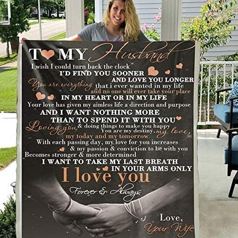 To My Husband from Wife I Wish I Could Turn Back the Clock I'D FIND You Sooner a
