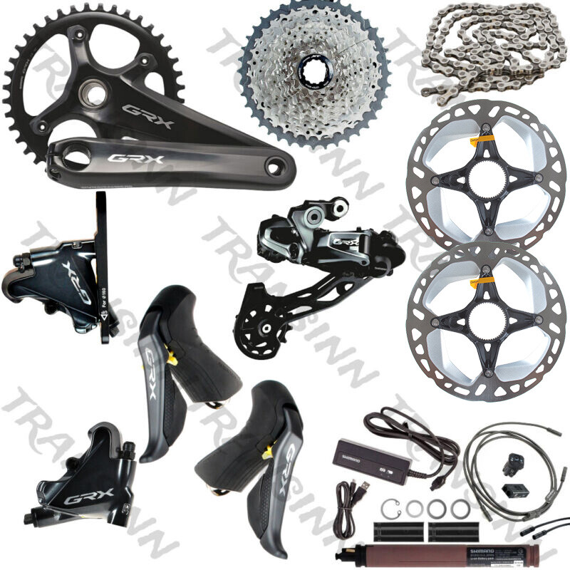 Shimano GRX Di2 1x11 E-bike Upgrade Kits w/ RT-MT800 Rotor