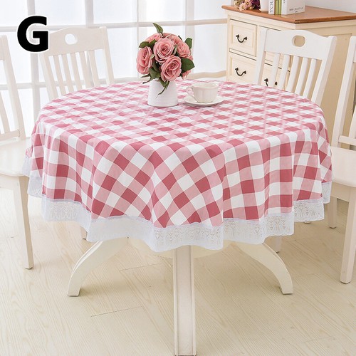 Vintage Lace Round Tablecloth Table Nappe Mantel Table Cover Kitchen Decoration
