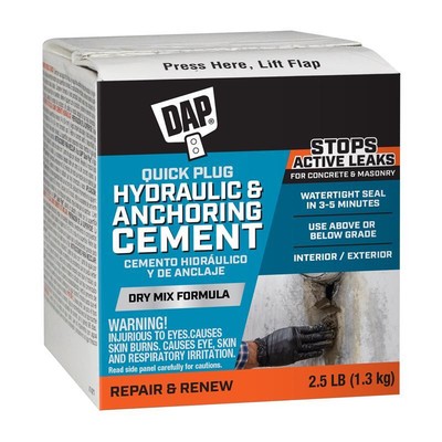 DAP Bondex Quick Plug Hydraulic & Anchoring Cement 2.5 lb