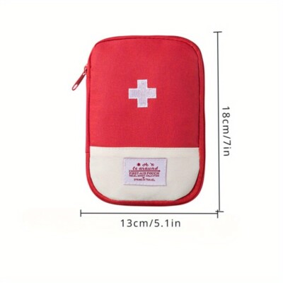 1pc Portable Medical Bag, Medicine Storage Bag For Going Out, Small Medical Bag