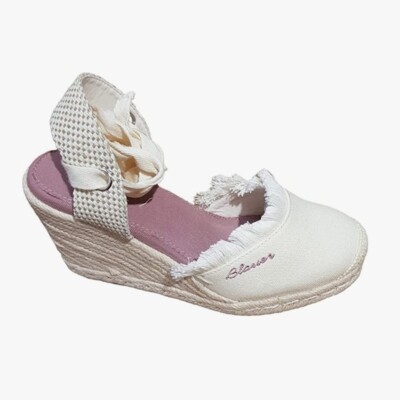 

Эспадрильи High Woman BLAUER Shoes Wedges S3WELLS01 / Can Natural E2023, White