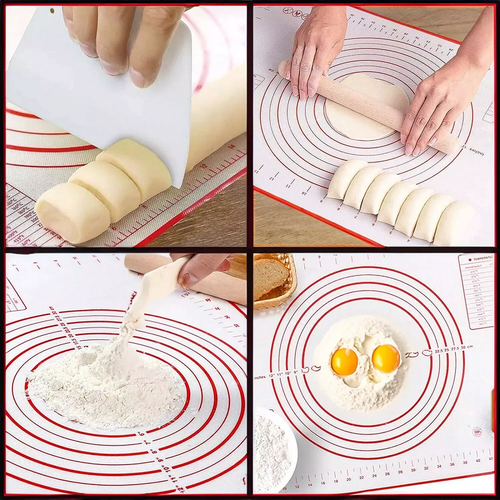 Extra Large Non Stick Slip Silicone Pastry Baking Mat Dough Fondant 20×28" USA