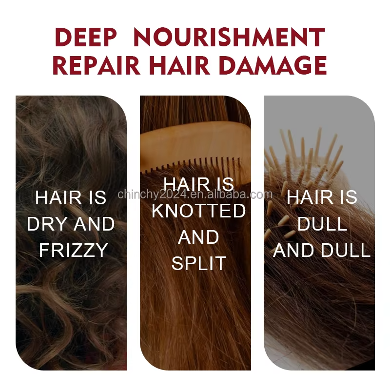 EcoLchi SHEA BUTTER HAIR MASK Boosting Hair Repair Mask Deep Conditioning 550ml