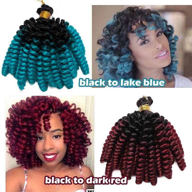 Jamaican Bounce Curly Real As Human Toni Curls Crochet Braids Hair Extensions US