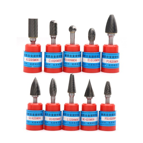 6mm-16mm Rotary Burr Bit Tungsten Carbide Point Die Grinder Shank Carving Tools