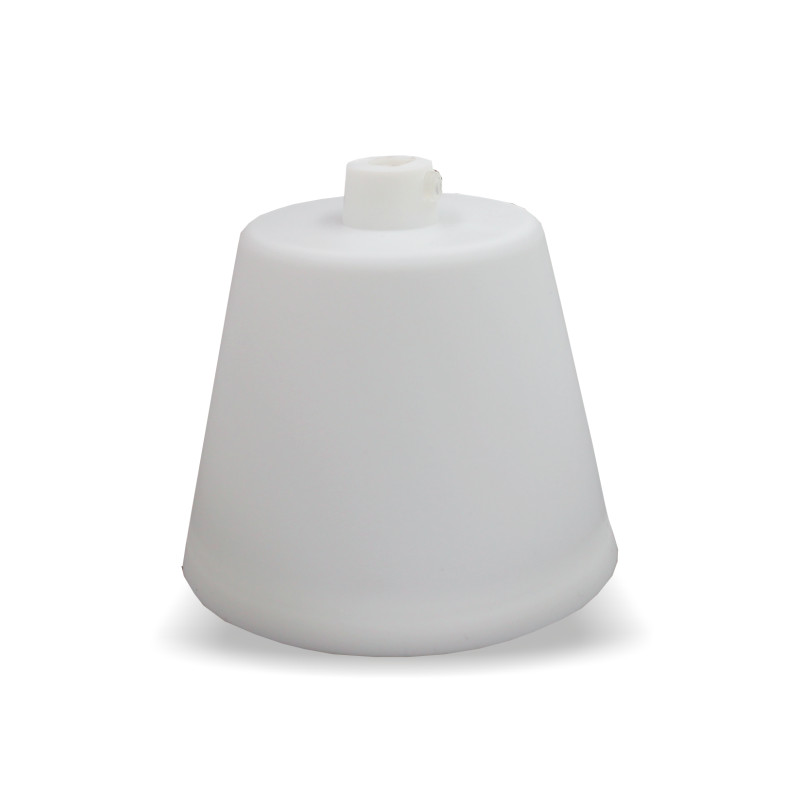 Baldachin Mit Zugentlastung FÃ¼R Lampenkabel -  Konisch Ã90x80mm | Kunststoff 