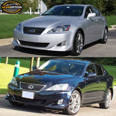 Fits 06-08 Lexus IS250 IS350 OE Style Unpainted Front Bumper Lip Spoiler - PU