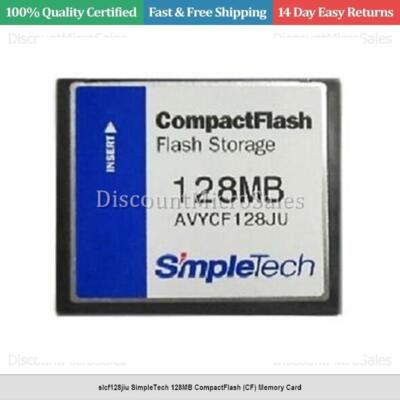 slcf128jiu SimpleTech 128MB CompactFlash (CF) Memory Card