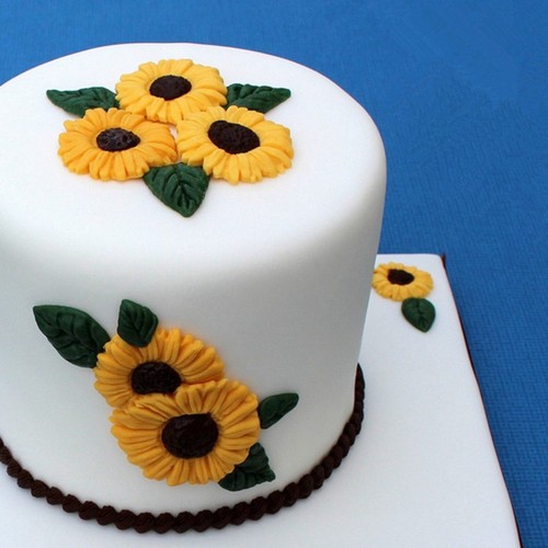 Cake Mold Sunflower Shape Fondant Diy Mould Jelly Molds Pastry