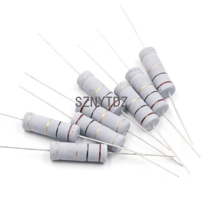 10pcs 1.8 18 180 1.8K 18K 180K OHM 5Watts 5% Metal Oxide Film Resistor