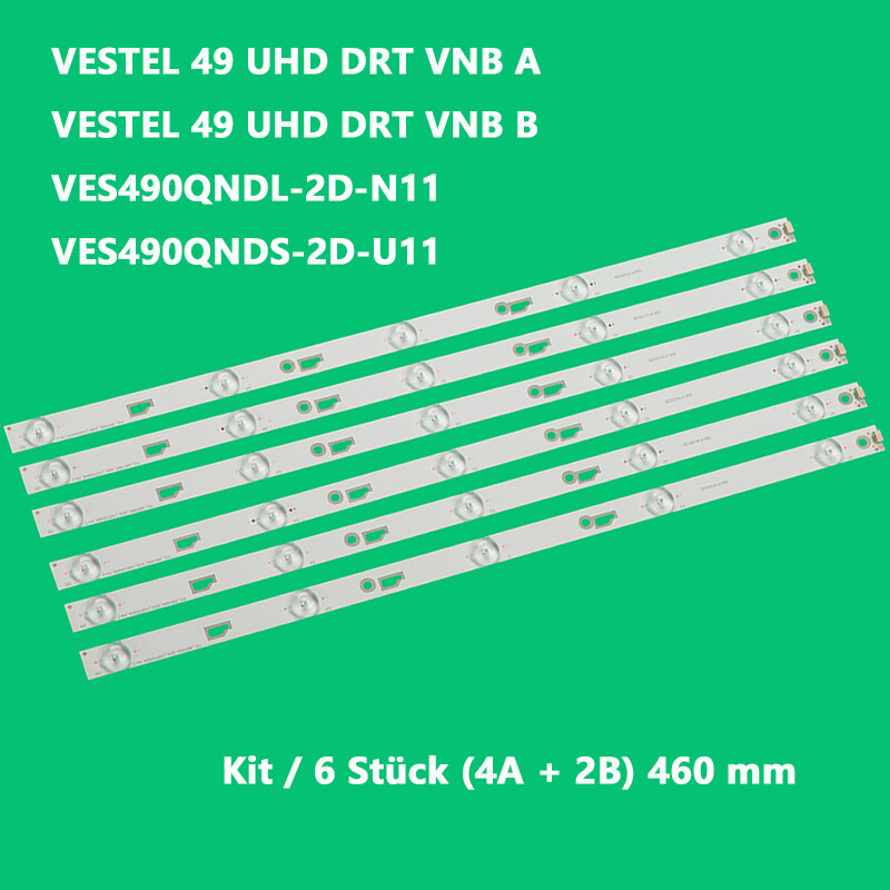Led-Streifen Lampe FüR Toshiba 49u5863db 49u6763da 49u6763db 49u5766db 49u6663db