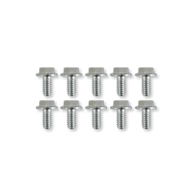 Mr Gasket Engine Timing Cover Bolt Set 6090MRG; Self Locking Bolts for SBC/BBC