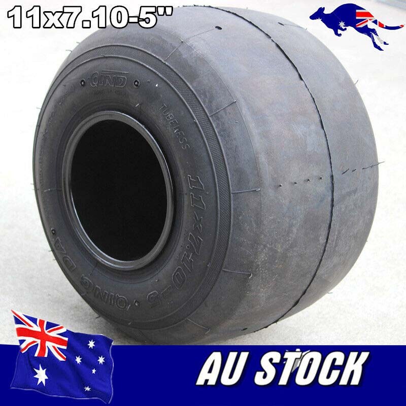 ⭐︎ Slick Go Kart Rear Wheel 11 x 7.1 -5 Go kart Racing Slider