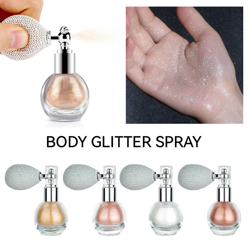 Gloss Glitter Powder Spray Body Highlighter Us