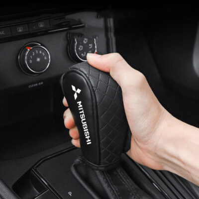 Car Gear Shift Knob Cover Gear Shift Grip Handle Protector for Mitsubishi
