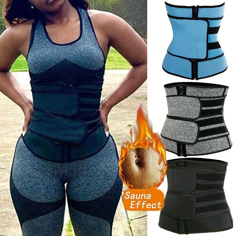 Waist Trainer Cincher Trimmer Sweat Belt Slim Body Shaper Shapewear Plus Size