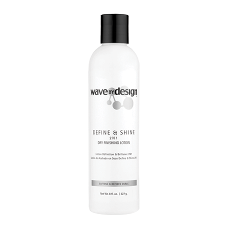 DESIGN ESSENTIALS Wave by Design Dry Finishing Lotion, 8 oz.
