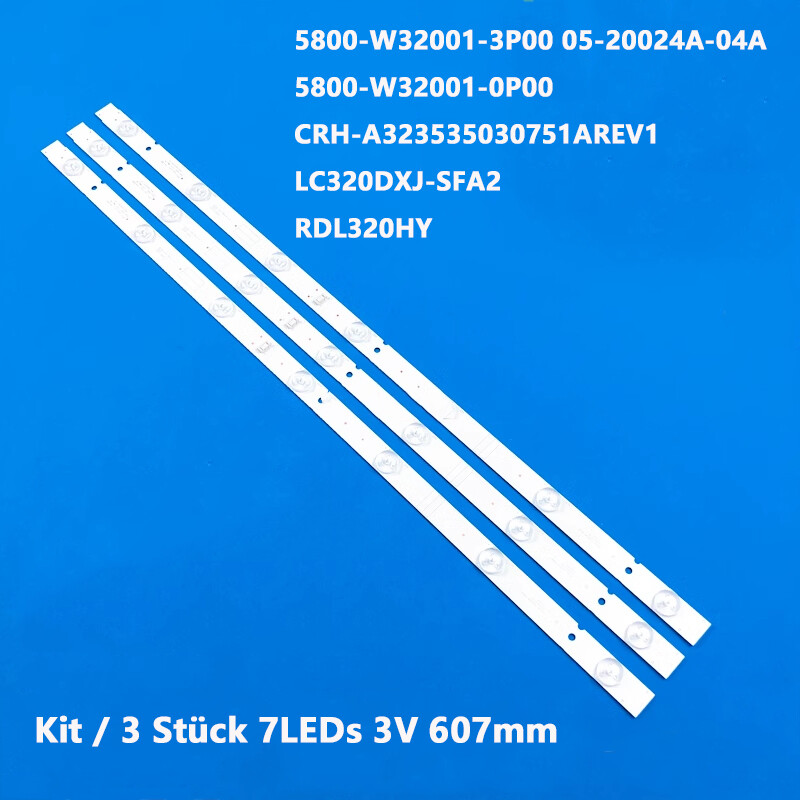 New Led-Streifen FÃ¼R 32les71t2 32les70t2 Lc320dxj-Sfa2 Rdl320hy 5800-W32001-3p00