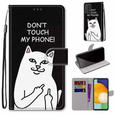 Flower Lion Cat Wallet Phone Case For Huawei Y5 Y9 P Smart Z Honor 20 Lite