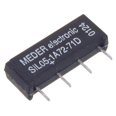 SIL051-A7271D SIL-Reed-Relais 5V= 1xEIN 500 Ohm mit Diode parallel MEDER SIA05D