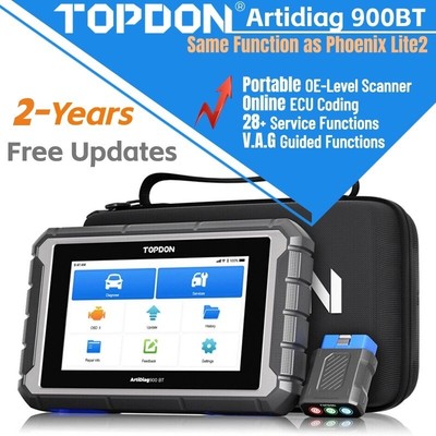  2024 Artidiag 900BT(2Y) Automotive Diagnostic Scanner ECU C~oding Active Test