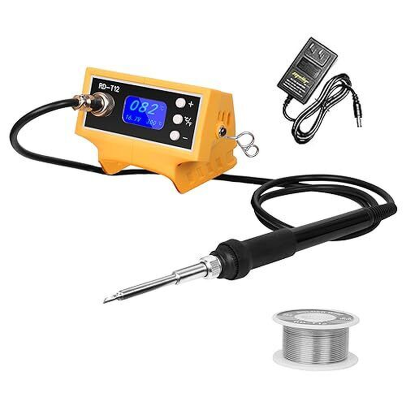 Cordless Soldering Iron Station Compatible W/Dewalt 20V Max Battery NOT Inclu...