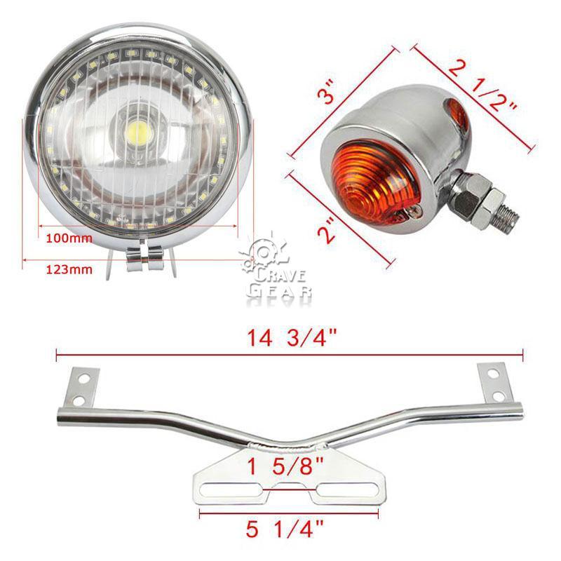 Led фара Yamaha xvs1300a