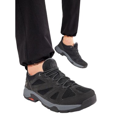 Helly Hansen 9 Black/Ebony Switchback Trail Low Helly Tech Hiking Shoes BR3-4