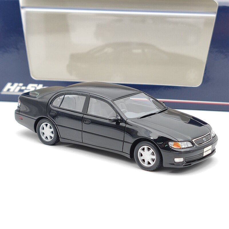 Hi-story 1/43 Toyota Aristo 3.0V 1994 – Noir – Modèle Réduit En Résine – Collection