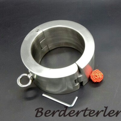 Stainless Steel Super Heavy Neck Collar Metal Restraints Over-Weight Collars