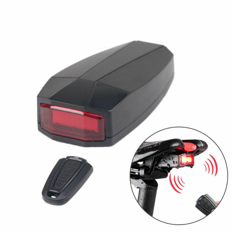 luce led posteriore con allarme bicicletta
