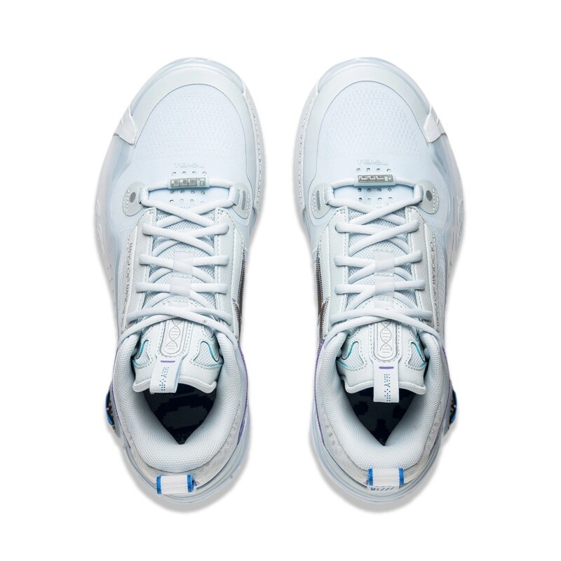 Pre-owned Li-ning Way Of Wade 10 Cold Ice Men's Basketball Shoes Abas083-16