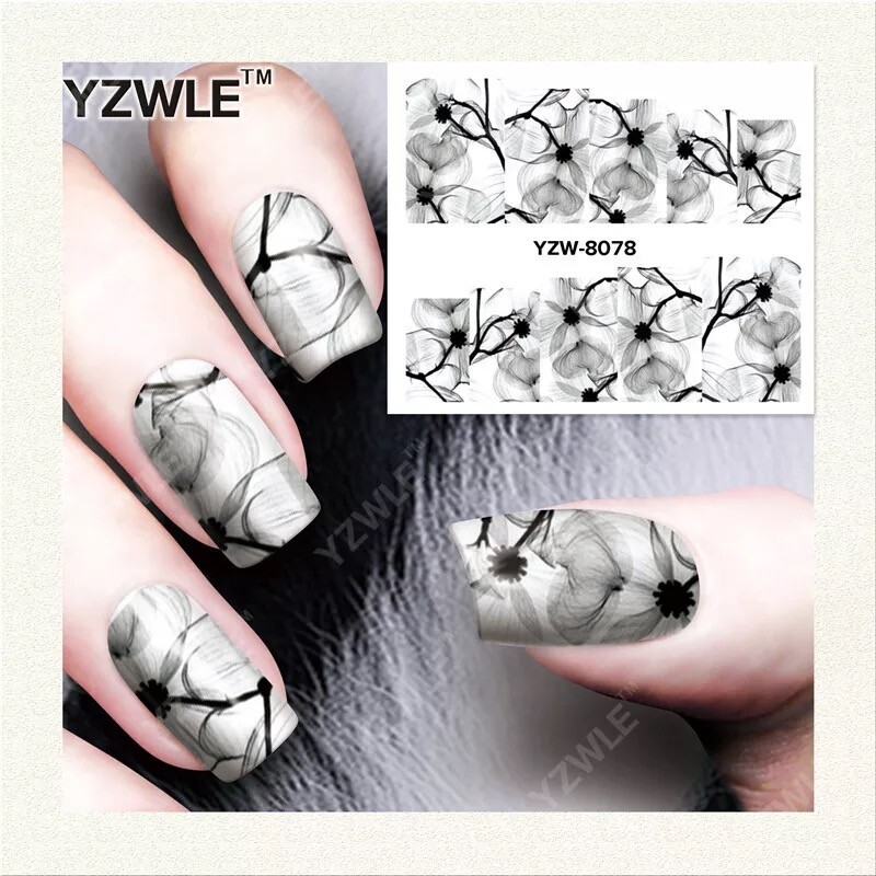 Korean Hot Nail Stickers Water Decals Transfers waterproof Nail art Stickers UK eBay
