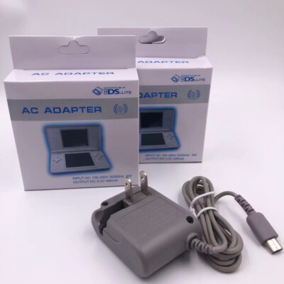 Ds Lite/DSL/NDS lite/NDSL New AC Adapter Home Wall Charger Cable for Nintendo