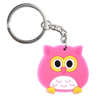 13pc/set cute owl bird badge bag pendant charm figure Ornament keyring keychain