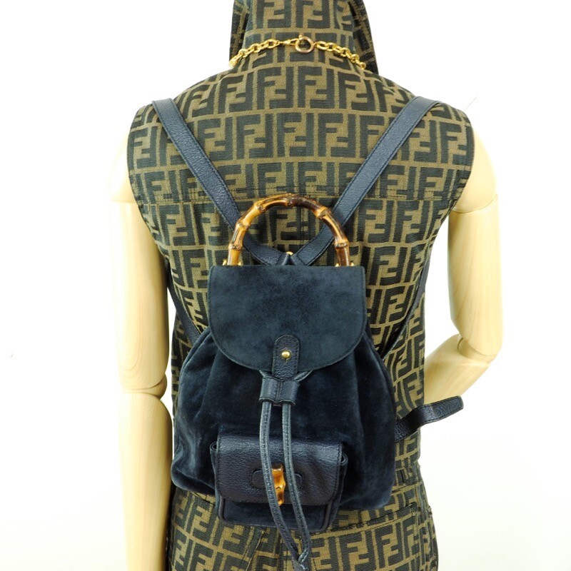 gucci mini bamboo backpack