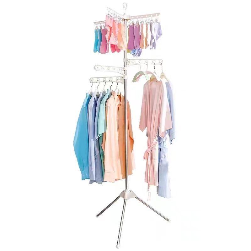 Stendino Porta Biancheria Vestiti Con Appendini Stendibiancheria Bagno reb