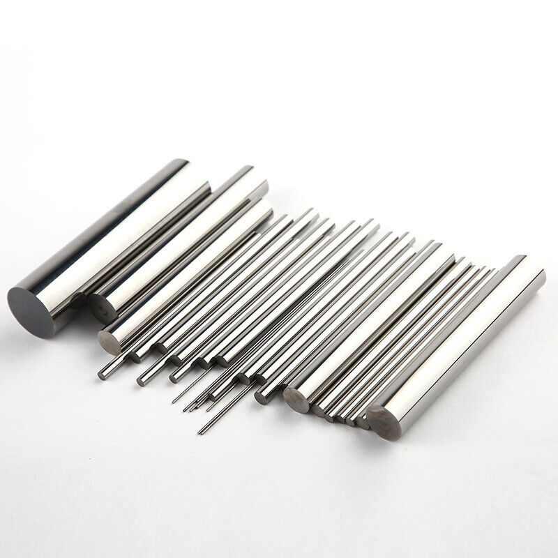 Tungsten Solid Carbide Round Rod 0.6mm-11.5mmX100mm Extended Bar Hardness (89)