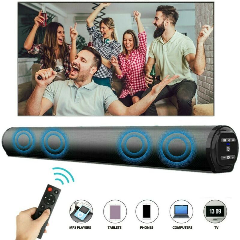 22'' Boat Marine Sound Bar System Bluetooth Speaker For ATV UTV Polaris RZR XP