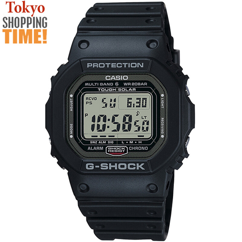Pre-owned Casio G-shock Gw-5000u-1jf Solar Radio Atomic Digital Men`s Watch Made In Japan
