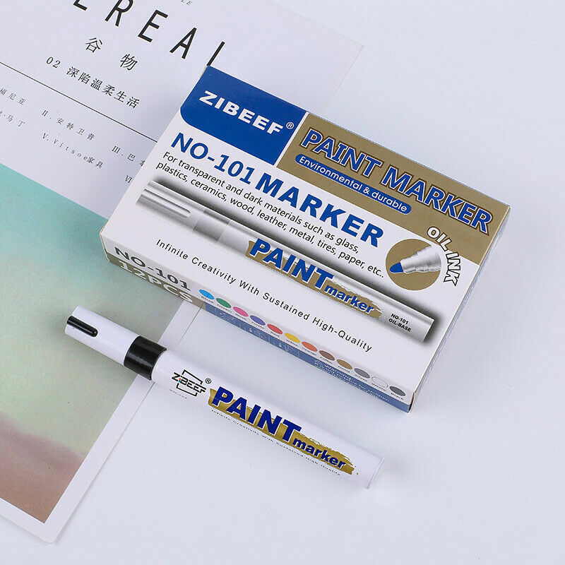 Waterproof Permanent Paint Marker Pen for Car Tyre Tire Tread Rubber Metal pen