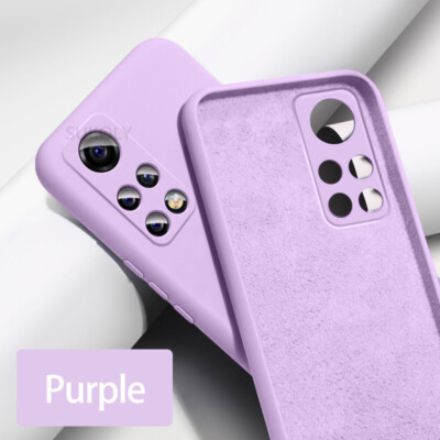 For Xiaomi Mi 13T 12T Redmi Note 12 11 10 9 Pro Liquid Silicone Soft Case Cover
