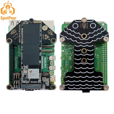 Raspberry Pi 5 PCIe to M.2 NVMe SSD Adapter Board HAT Pi5-PCIe-Fish-Board-A