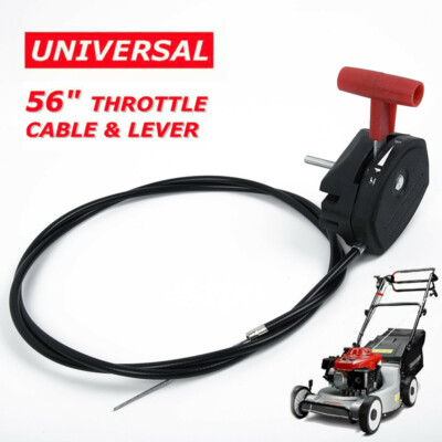 56 Inch Alloy Throttle Cable & Choke Lever Lawnmower Lawn Mower Accessories