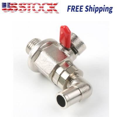 L-Shape Hose End Combo (14mm-1.5) Oil Drain Valve with removable