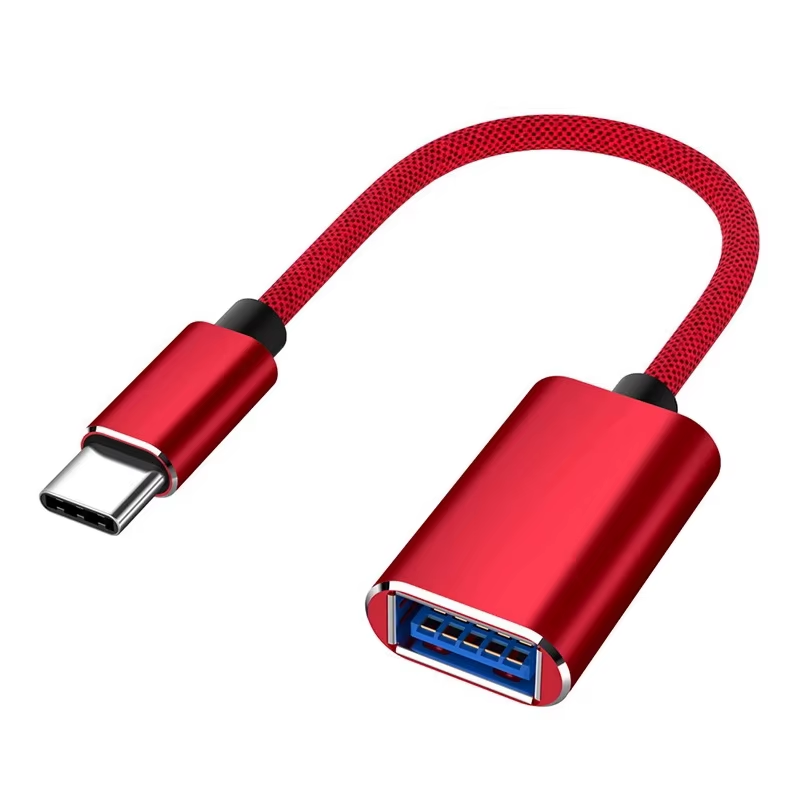 USB-C Type C Male to USB 3.0 Type A Female OTG Adapter Converter Cable Cord lot