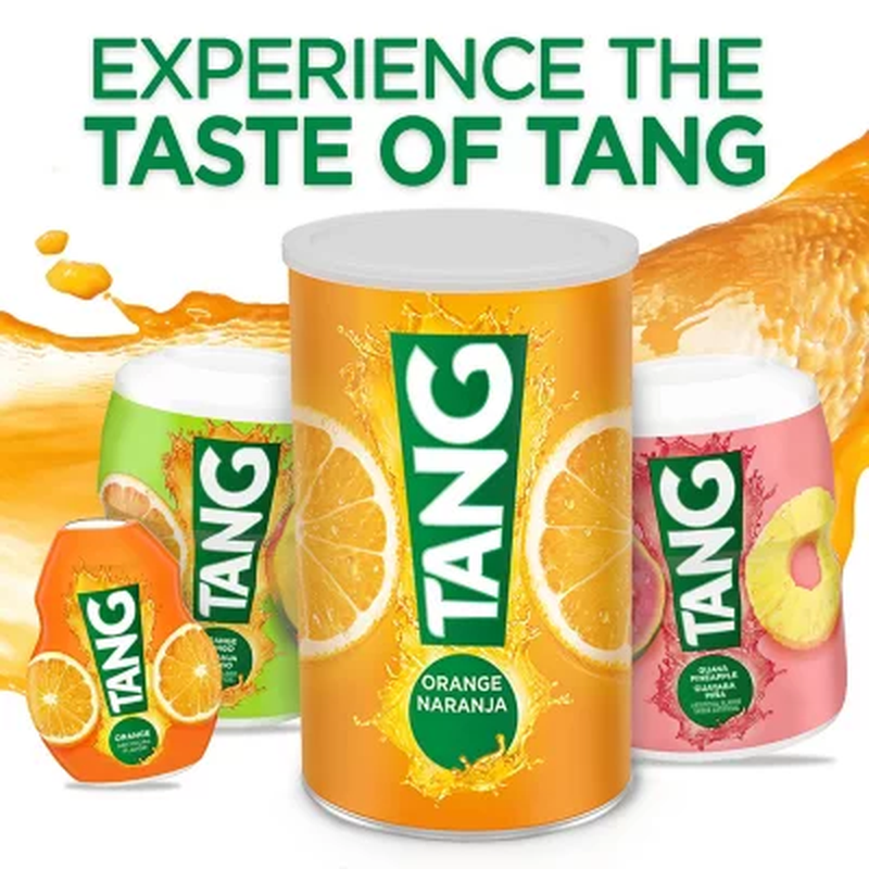 Tang Naturally Flavored Orange Powdered Drink Mix, 72 Oz.